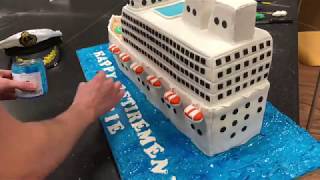 CRUISE SHIP CAKE🛳 [upl. by Sheffie]