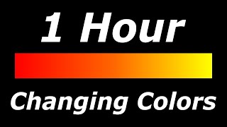 Relaxing 3 Color Changing RedOrangeYellow Screen Led Lights 1 Hour [upl. by Suiluj]