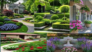 front yard landscaping ideas front garden ideasSD garden ideas [upl. by Haduhey]