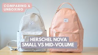 Small vs MidVolume  HERSCHEL NOVA Backpack [upl. by Odradlig]