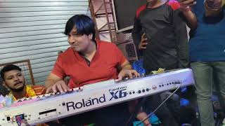 No1 keyboardist  Ustad Fazal Sabir ji kuch alag andaaz me play karte huwe octapad Bittu Ansari [upl. by Marketa160]