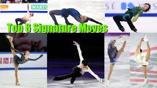 Top 6 Figure Skating Signature Moves Fanimaginative Dialogues [upl. by Soane284]