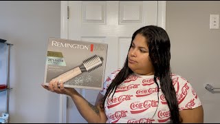 REMINGTON PRO WET 2 STYLE Dryer amp Volumizing Brush Review with MakeupBy Daliza [upl. by Kcoj]