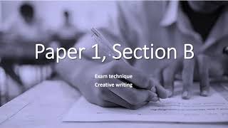 GCSE English Language  Paper 1 Section B [upl. by Haerdna]