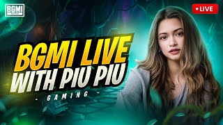 Wait and watch ❤️ 💀 TEAMCODES  BGMI LIVE WITH PIUPIU❤️ bgmilive girlgamer reccomend [upl. by Albin]