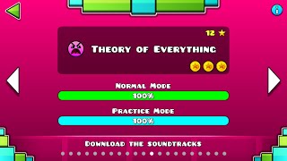 Geometry Dash  Theory of Everything All coins [upl. by Otreblon]