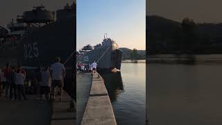 USS LST325 WWII Landing Ship Docked at Wheeling Heritage Port [upl. by Jeffcott]