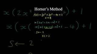 Horners Method  Discrete Mathematics [upl. by Nabru]