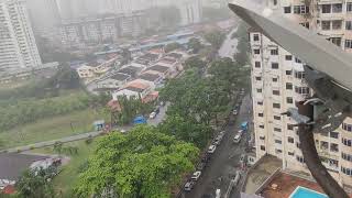 Rainy day somewhere around Relau Penang Malaysia 🇲🇾 [upl. by Ynaffit]