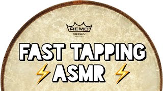 ASMR Fast Tapping on Drums for a Tingle OVERLOAD  Minimal Whispers [upl. by Virgy]