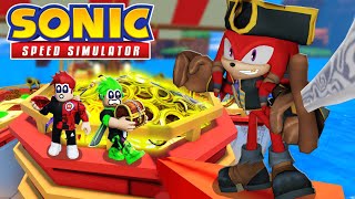 KNUCKLES THE DREAD Needs 40000 Doubloons 🏴‍☠️ Sonic Speed Simulator [upl. by Jodoin460]