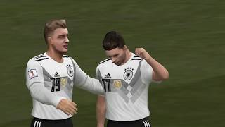 PES6 Germany vs Mexico World cup 2018 Luzhniki stadium [upl. by Ribal]