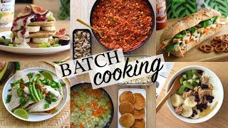 Une Semaine dans mon Assiette  Batch Cooking Vegan [upl. by Stich]