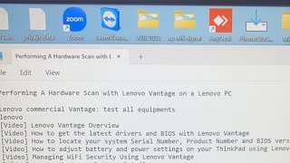 Performance a hardware scan with Lenovo vantage on Lenovo pc [upl. by Kola]