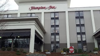 Hotel Tour Hampton Inn on Tunnel Road in Asheville NC with Andrea Coon D [upl. by Gawen726]