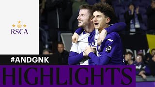 Highlights RSC Anderlecht  KRC Genk  20232024 [upl. by Barney]