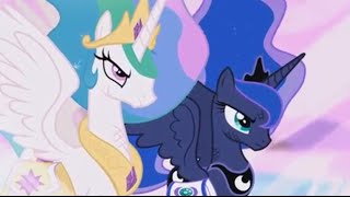 Princesa Celestia y Luna vs Discord Vision del Pasado 2  La Princesa Twilight 04x02 [upl. by Darken]