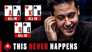 TOP 5 MOST RIDICULOUS POKER HANDS  PokerStars [upl. by Terrej]