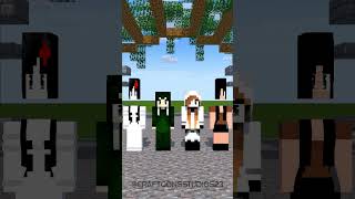 Hide amp Seek 4 Sisters Cop Vs 4 Brothers Herobrine fypシ minecraft shorts [upl. by Icken]