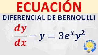 👩‍🏫 ECUACIÓN DIFERENCIAL DE BERNOULLI  Juliana la Profe [upl. by Nareht220]