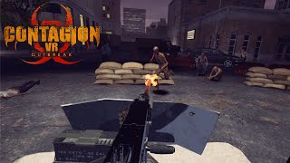 Contagion VR Outbreak  Contagion Difficulty  Part 1 Super Hard Contagion Mode [upl. by Idoj]