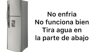 Por qué mi refrigerador MABE NO ENFRÍA ABAJO [upl. by Wittenburg]