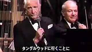 Victor Borge plays Wagner piece  celebrating for Leonard Bernsteins 70th birthday in Tanglewood [upl. by Lyontine]