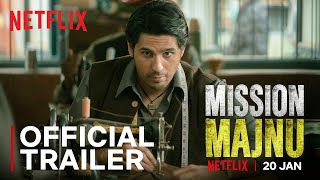 Mission Majnu  Sidharth Malhotra Rashmika Mandanna  Official Trailer  Netflix India [upl. by Adirehs516]