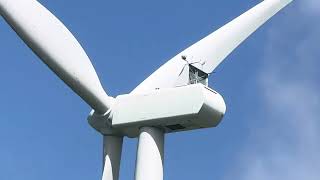 Vestas Wind Turbine Spinning in Hurricane Beryl Winds [upl. by Vlad]