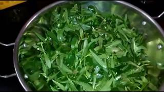 How to make Ponnanganni Keerai Kootu in Tamil பொன்னாங்கண்ணி கீரை கூட்டு செய்முறை [upl. by Ridan]