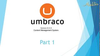 Umbraco CMS  Building website Part 1 [upl. by Alleb798]