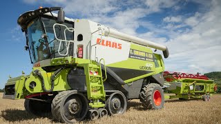 Moisson 2017  Claas Lexion 670 TT  FFrossard amp Fils [upl. by Gnet]