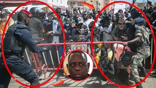 Urgent 🔥 Manifestation À Dakar Contour Report Présidentielles Deux M0rts Enregistrer Au Sénégal [upl. by Relluf]