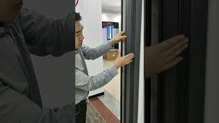 Trackless privacy barrier doors tank chain design qiangning [upl. by Hennahane811]