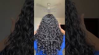 EASY CURLY HAIR ROUTINE  My curly hair journey shorts [upl. by Nhguaved]