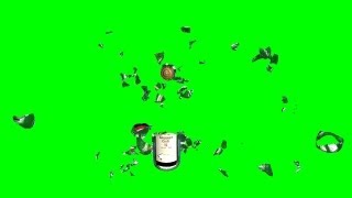 bottle breaks  green screen effect [upl. by Timrek]