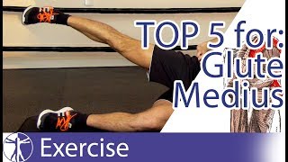 Top 5 Gluteus Medius Exercises [upl. by Aeslehc]