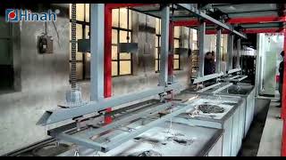 Highly efficient gantry conveying automatic electrophoretic coating line [upl. by Ttelrahc]