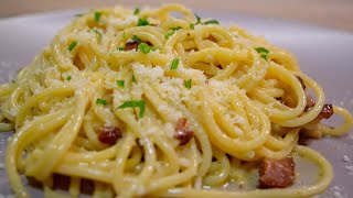 Best Spaghetti Carbonara easy recipe [upl. by Nevar143]