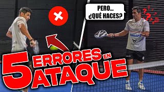 ESTOS son los 5 ERRORES que MUCHOS COMETEN en la VOLEA El 3 es IMPERDONABLE  Mejora tu Padel [upl. by Nyrhtakyram]