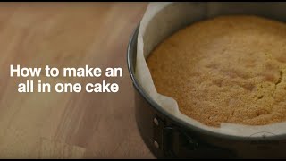 All In One Cake Method  Good Housekeeping UK [upl. by Auberta]