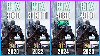 RTX 3090 vs RTX 3090 TI vs RTX 4080 SUPER vs RTX 4090  Test in 25 Games [upl. by Naesad]