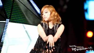 Fancam 111229 Taeyeon  SBS Gayo Daejun Opening [upl. by Oicafinob]