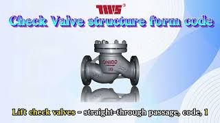 Check valve structure code [upl. by Ennoirb]