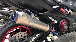 Tmax560 Over Racing Exhaust Sound  Over管 排氣聲浪 [upl. by Amann]