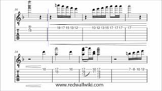 Redwall Theme Guitar Tabs Nelvana [upl. by Ainuj]