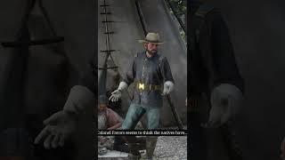 RDR2  Colonel Henry Favors Punishing Natives By Withholding Vaccines rdrd2 gaming arthurmorgan [upl. by Aniad369]