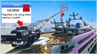 Chernobog YACHT Trolling Angry Griefers on GTA Online [upl. by Aidam455]