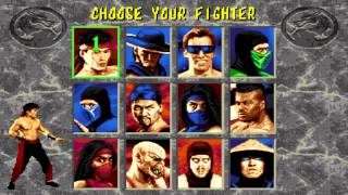 Mortal Kombat 2  Character Select Music Sega Mega Drive [upl. by Gelya]