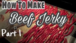 HOW TO Beef Jerky Using Flank Steak  Part 1 [upl. by Leirej]